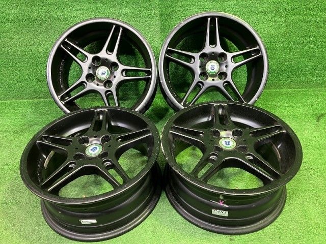 レーシングダイナミクス ﾎﾟﾛ ｺﾞﾙﾌ ホイール アルミ クロ 15インチ 6 5 J 4穴 4本 100 43