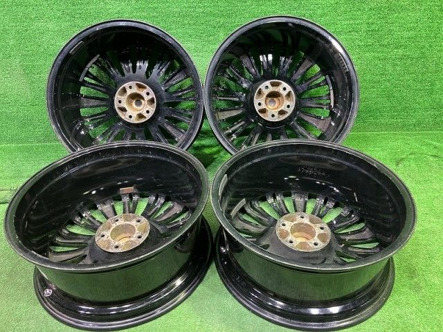 トランクス ｸﾗｳﾝ ｱﾙﾌｧｰﾄﾞ ホイール アルミ ブラックポリッシュ 19インチ 8 J 5穴 4本 114 3