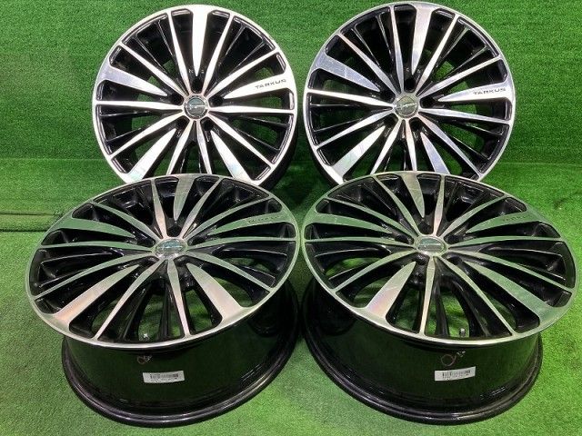 トランクス ｸﾗｳﾝ ｱﾙﾌｧｰﾄﾞ ホイール アルミ ブラックポリッシュ 19インチ 8 J 5穴 4本 114 3