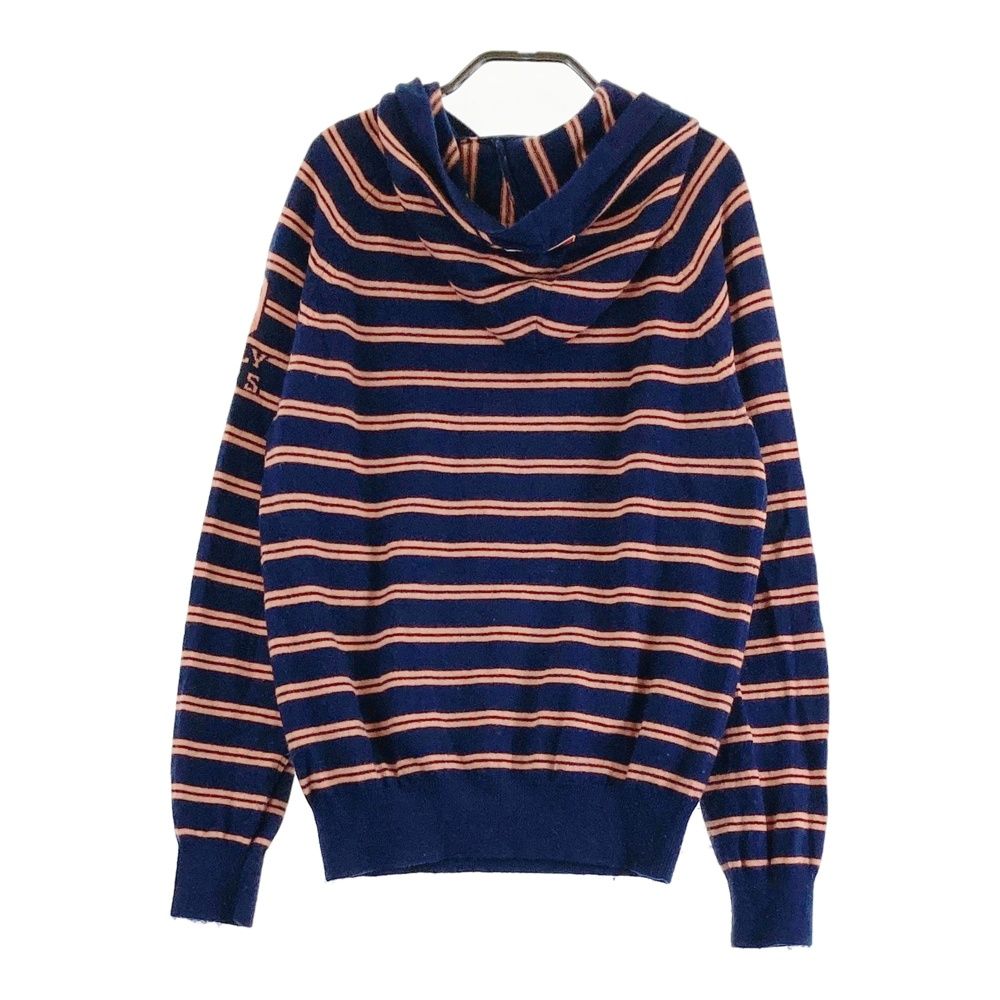 サイズ：2 PEARLY GATES パーリーゲイツ カシミヤ混 フード付 ニット