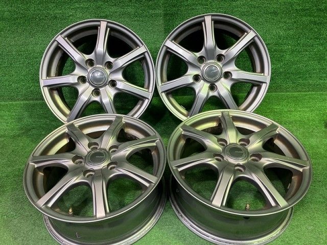 ミルアス ｱｲｼｽ ﾉｱ ホイール アルミ シルバー 15インチ 6 J 5穴 4本 114 3 53