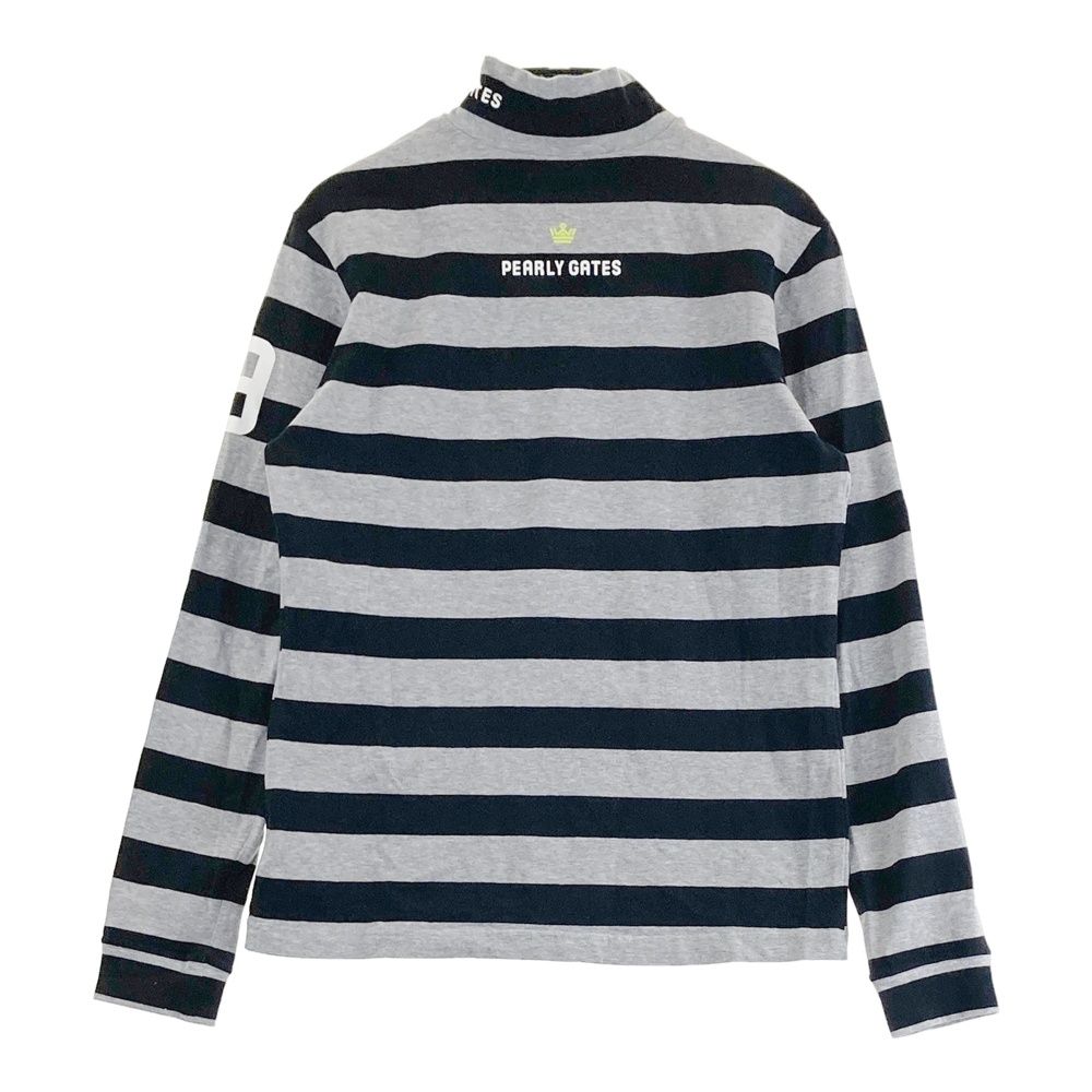 サイズ：2 PEARLY GATES パーリーゲイツ ハイネック長袖Tシャツ