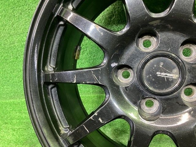  G スピード ﾚｶﾞｼｨ ﾌﾟﾘｳｽ ホイール アルミ クロ 16インチ 6 5 J 5穴 4本 100 48 16インチ ホイール