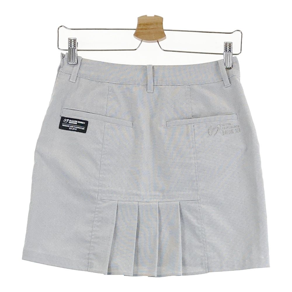 サイズ 00 MASTER BUNNY EDITION マスターバニーエディション バックプリーツ ストレッチスカート グレー系 ゴルフウェア レディース ストスト