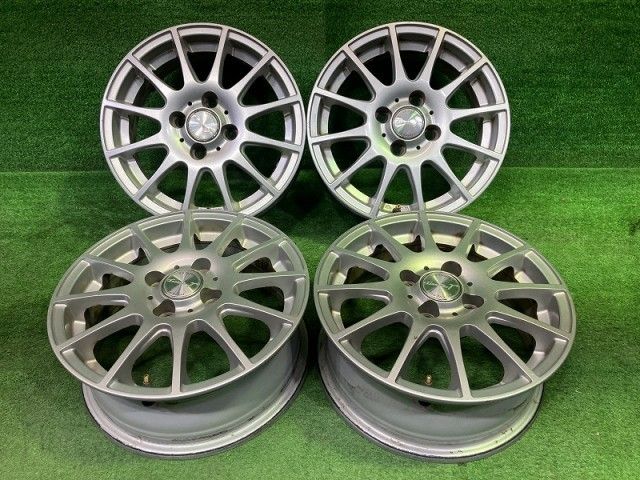 ティラード ﾌｨｯﾄ ｱｸｱ ホイール アルミ シルバー 14インチ 5 J 4穴 4本 100 42