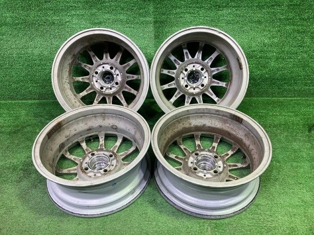 ティラード ﾌｨｯﾄ ｱｸｱ ホイール アルミ シルバー 14インチ 5 J 4穴 4本 100 42