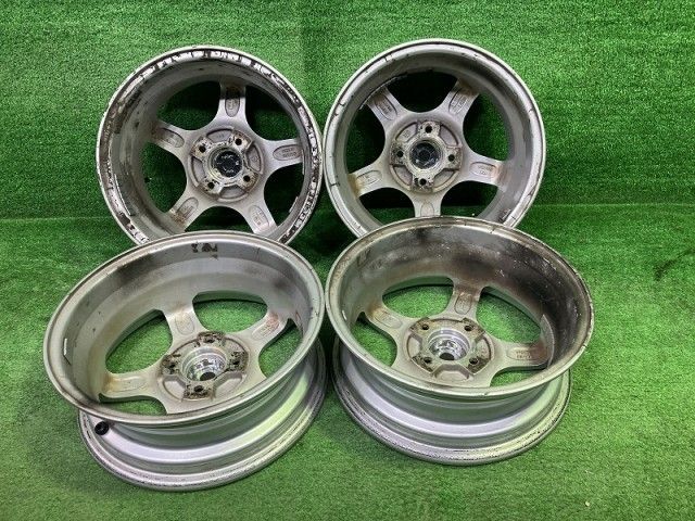 グラスSR ｿﾘｵ ホイール アルミ シルバー 14インチ 5 J 4穴 4本 100 42