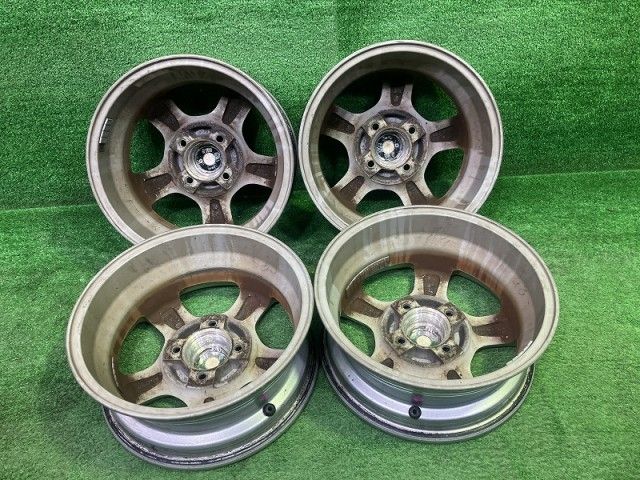 フェイド ﾊﾟｯｿ ホイール アルミ シルバー 13インチ 5 00 B 4穴 4本 100 35