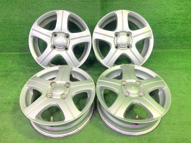 社外 軽自動車 ホイール アルミ シルバー 13インチ 4 5 J 4穴 4本 100 45
