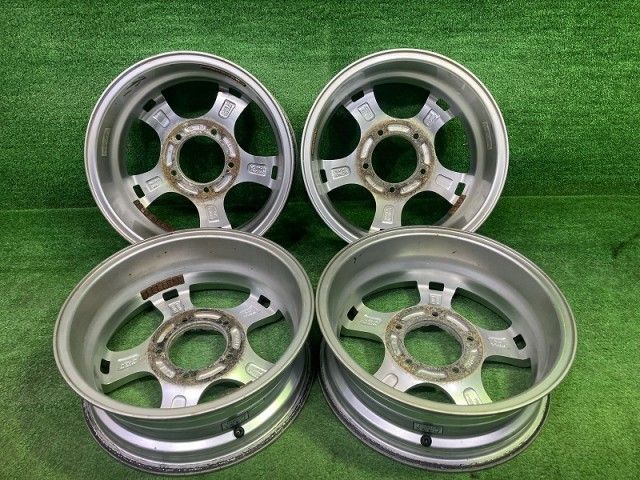 キーラー ｼﾞﾑﾆｰ ホイール アルミ シルバー 16インチ 5 J 5穴 4本 139 7 22