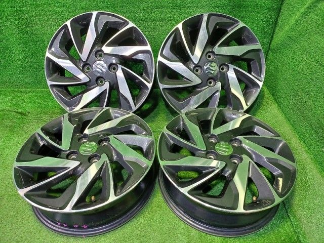 スズキ SUZUKI 純正 スペーシア MK42S ホイール アルミ ガンメタ