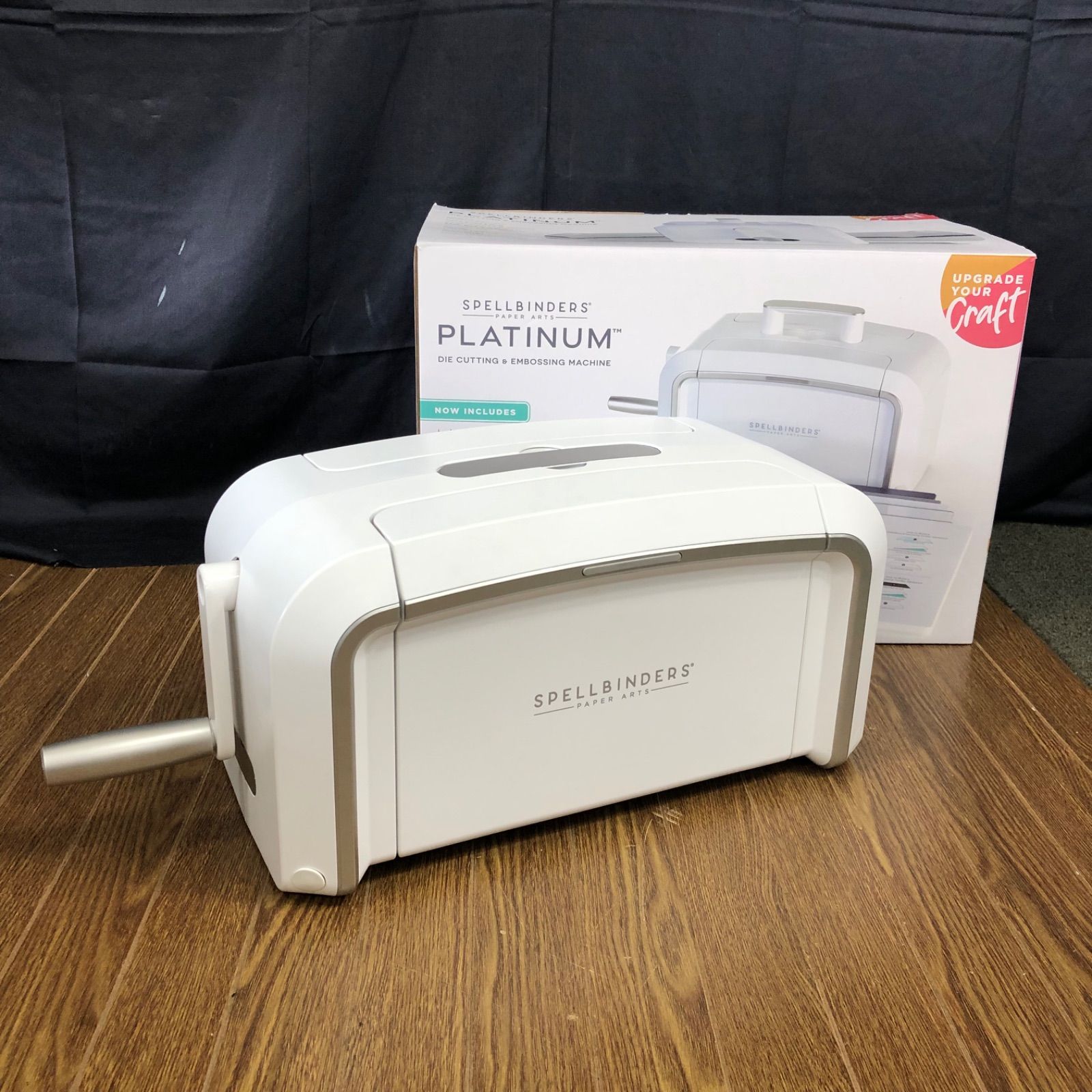 げ交渉 スペルバインダーズ ダイカット エンボスマシン プラチナム 3 Dエンボスフォルダー 簡易 ホワイト