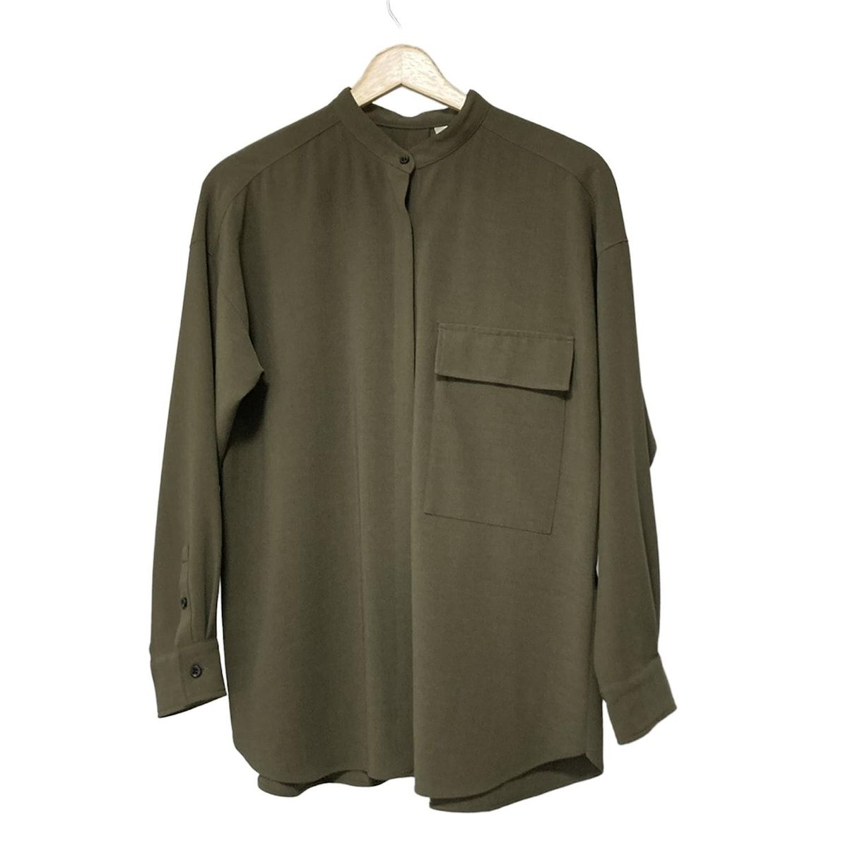 ColPierrot コルピエロ 長袖シャツブラウス レディース カーキ