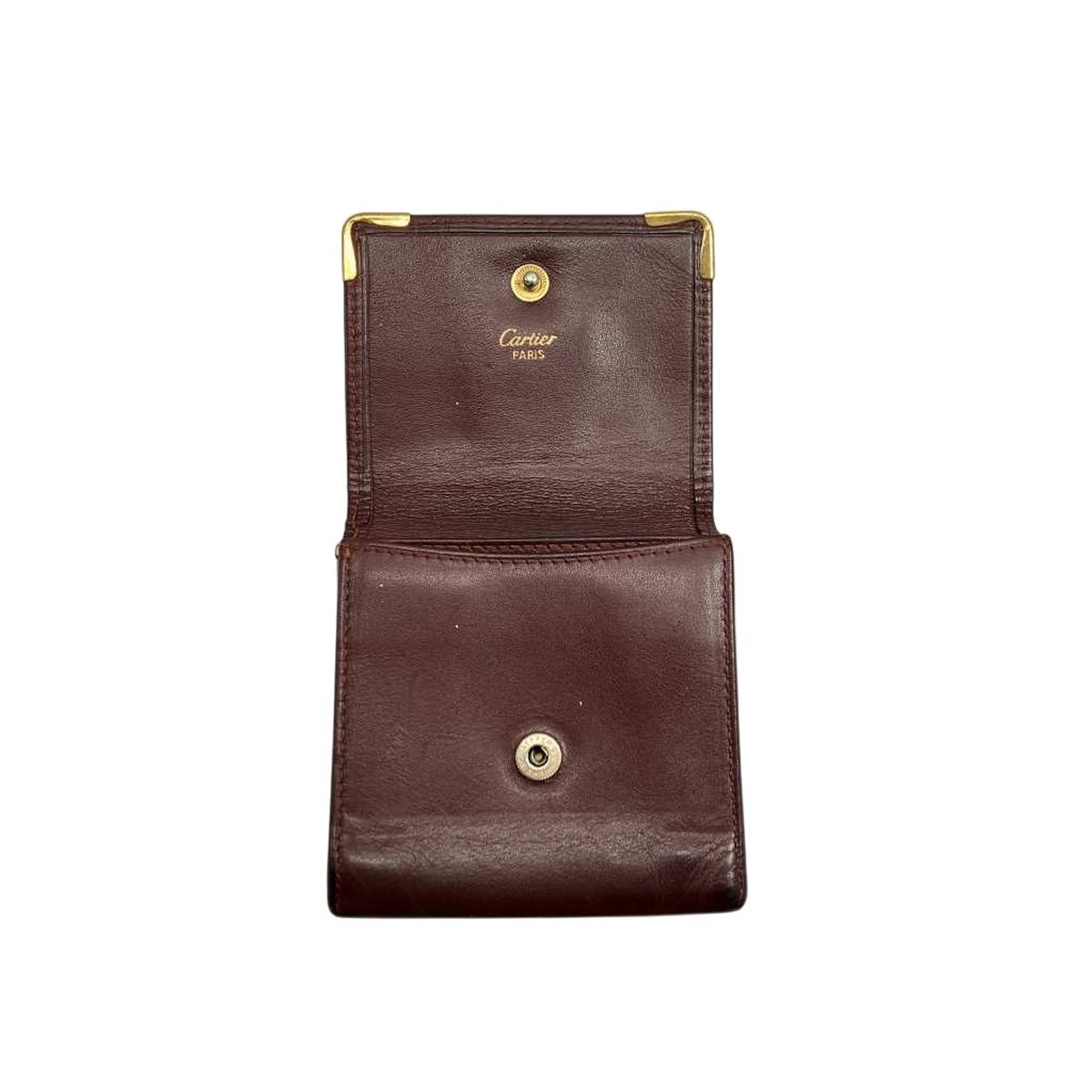 Cartier カルティエ コインケース マストライン レザー 革 小銭入れ