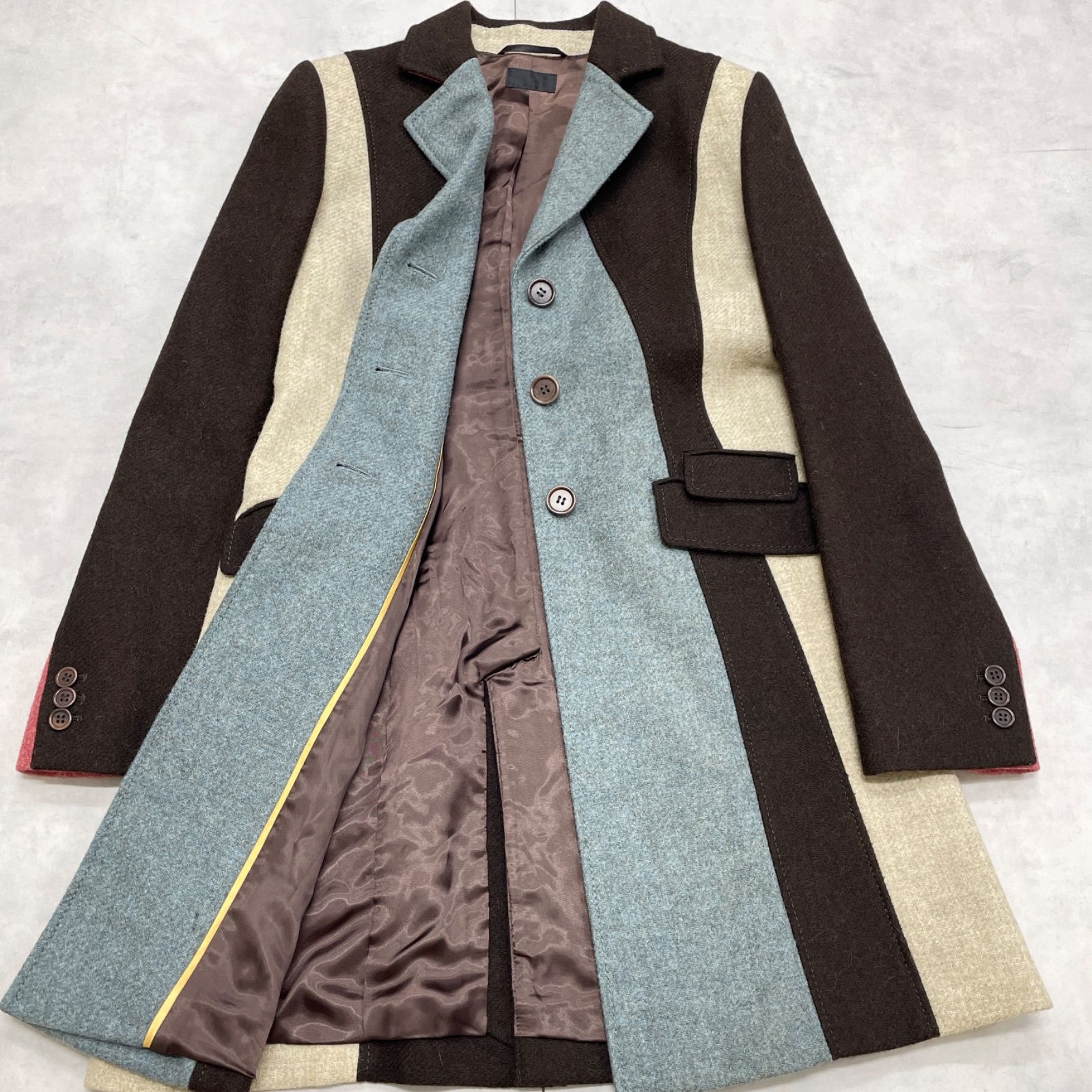 Paul Smith BLACK ポールスミス ブラック チェスターコート ウール