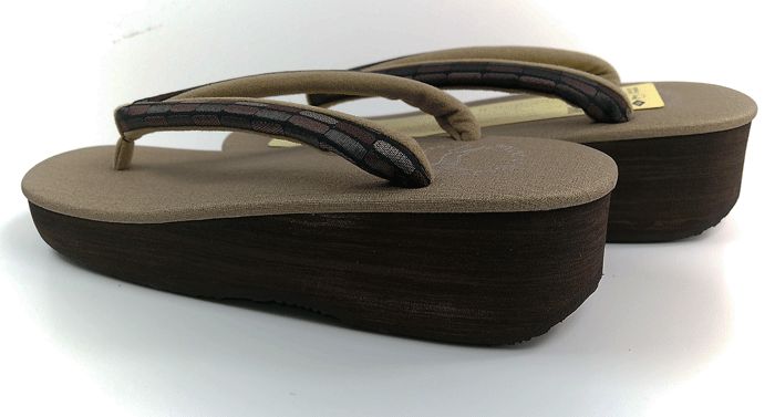  カレンブロッソ 菱屋カフェ草履 鼻緒がお洒落 Lサイズ Shops 120102 草履 和装履物