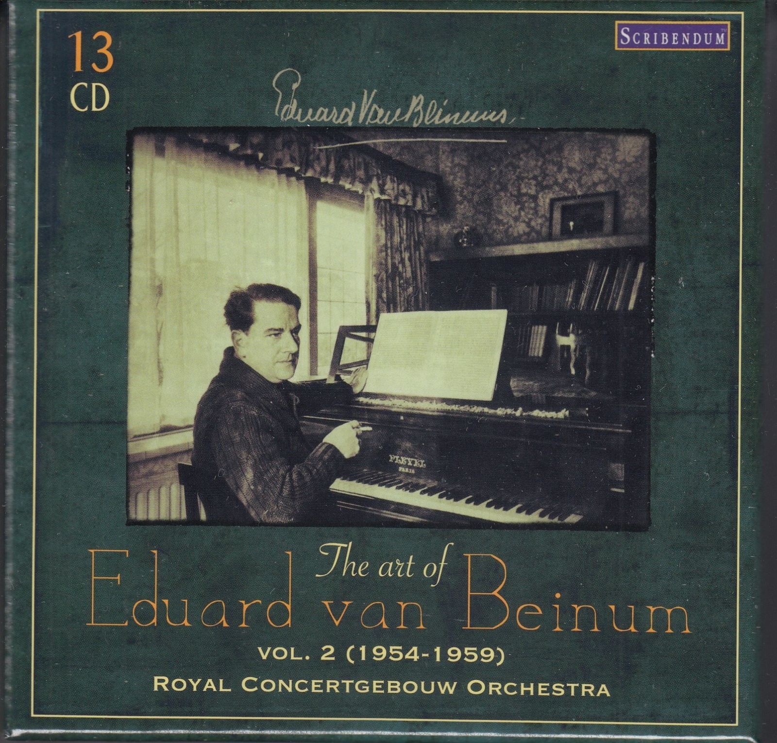 13 CD Scribendum ブルックナー 交響曲第5番変ロ長調WAB.105-交響曲第8番ハ短調WAB.108-交響曲第9番ニ短調WAB.109他 エドゥアルト ファン ベイヌム-アムステルダム コンセルトヘボウ管弦楽団 1954-1959