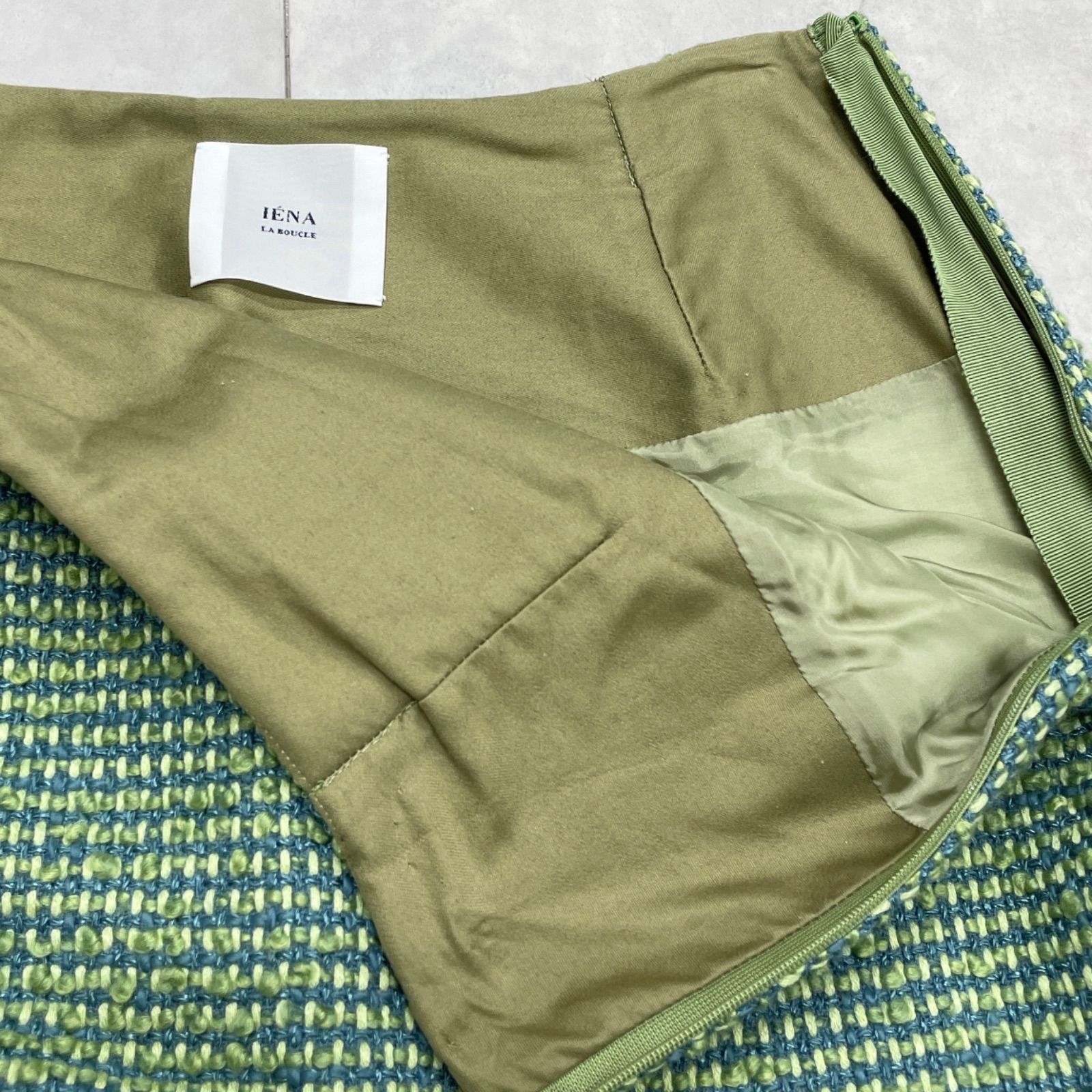 IENA LA BOUCLE イエナラブークル リントンツイード フレアスカート