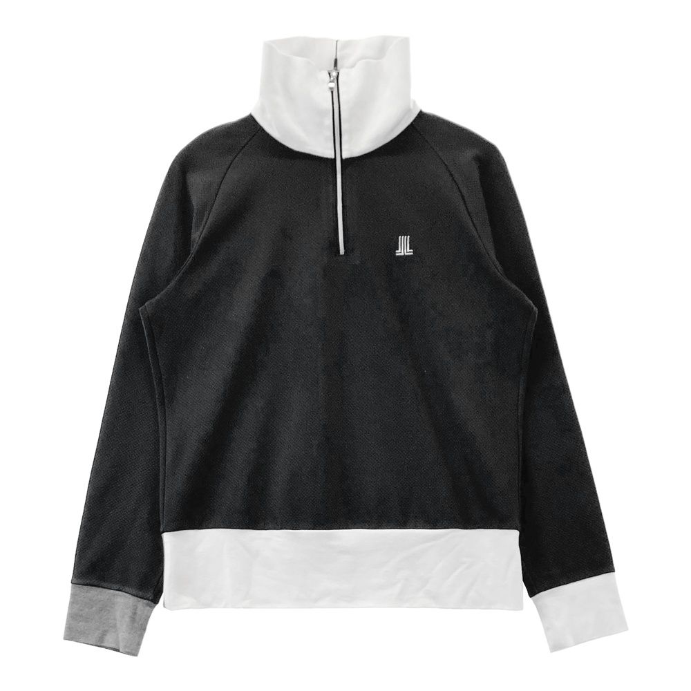サイズ：38 LANVIN SPORT ランバン スポール 長袖ハーフジップTシャツ
