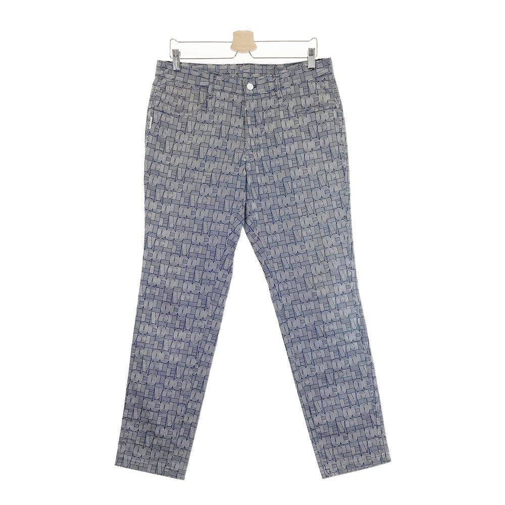 サイズ：6 JACK BUNNY ジャックバニー ストレッチパンツ 総柄 ネイビー