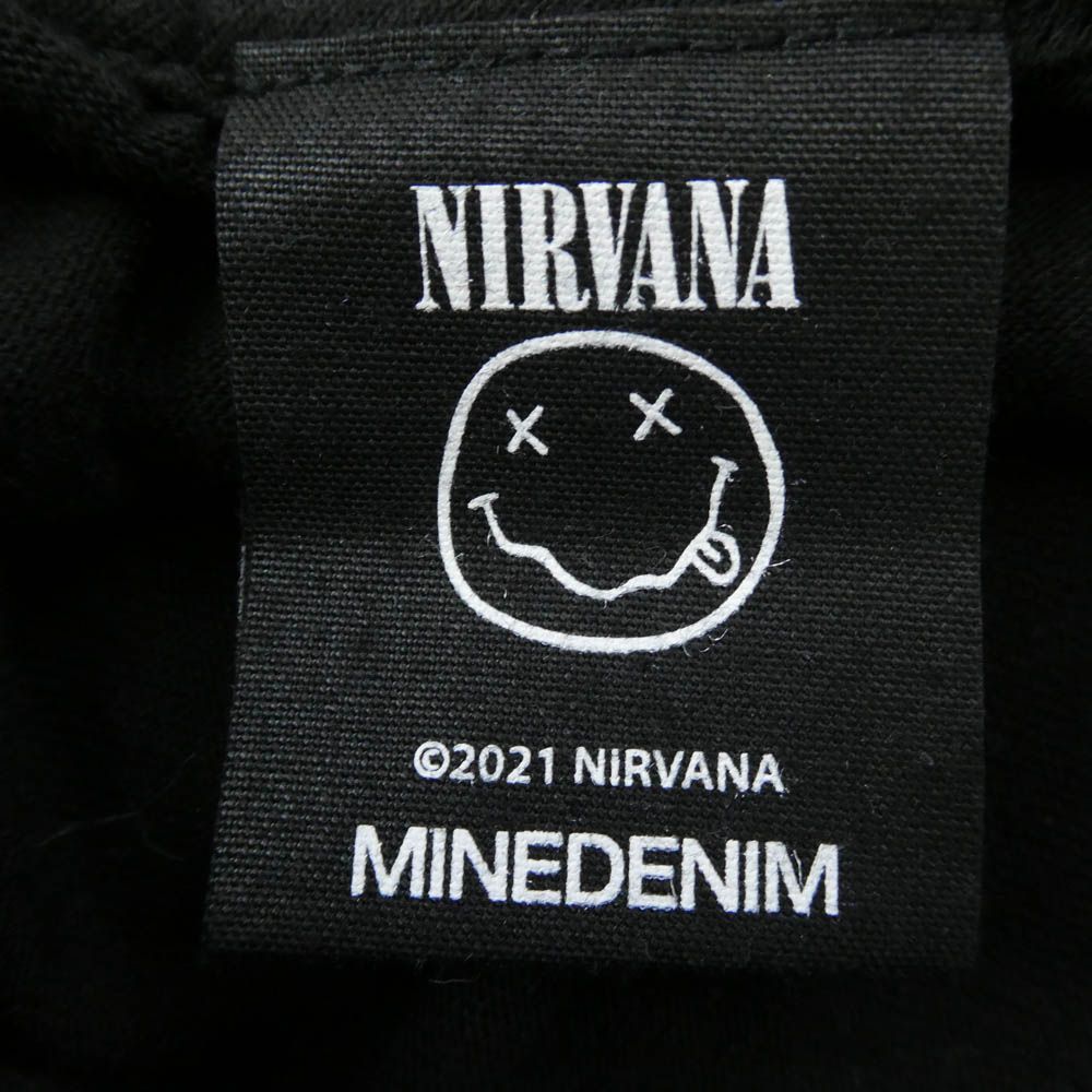 MINEDENIM マインデニム 21SS MND-NV002-99-L2 Nirvana MG Photo Tee