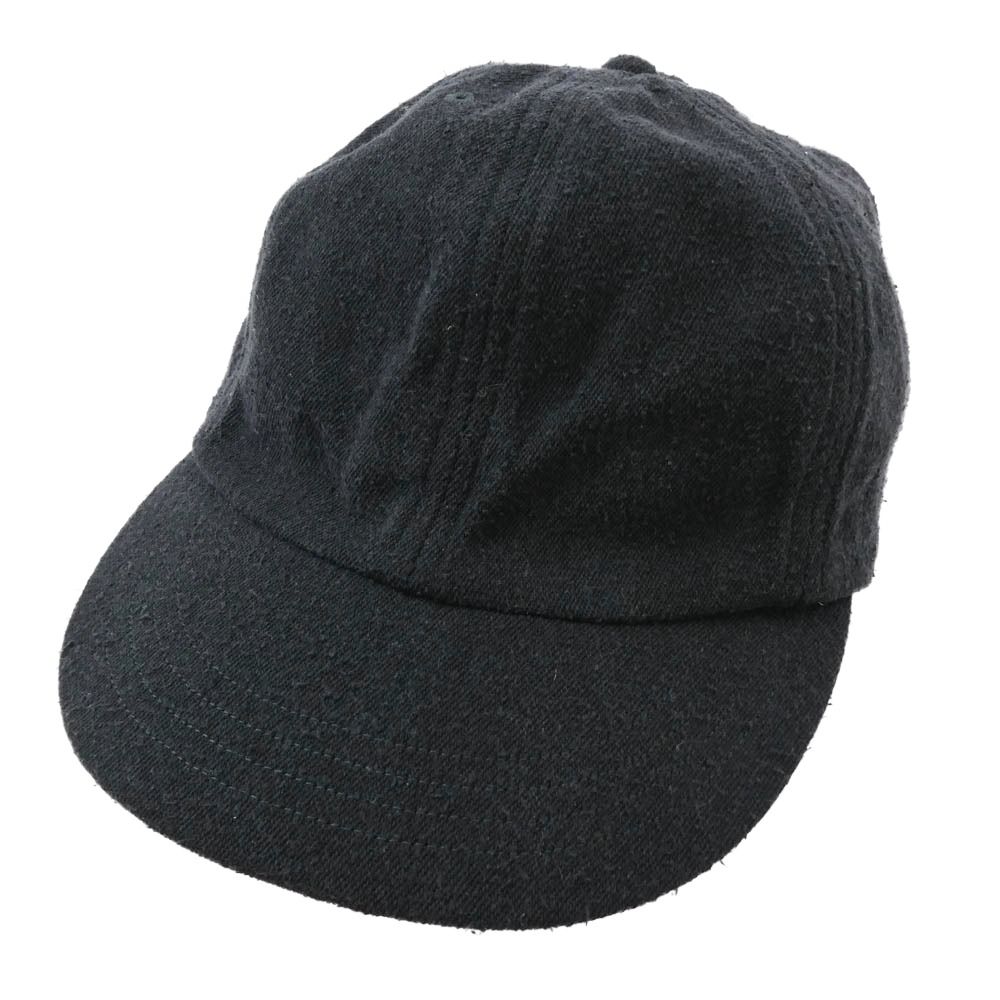 COMOLI コモリ 24 SS Z 01 07003 シルクネップ キャップ 帽子 ブラック系