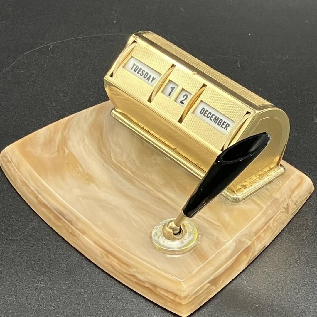 英国ビンテージ 】 デスクカレンダー 万年 卓上カレンダー