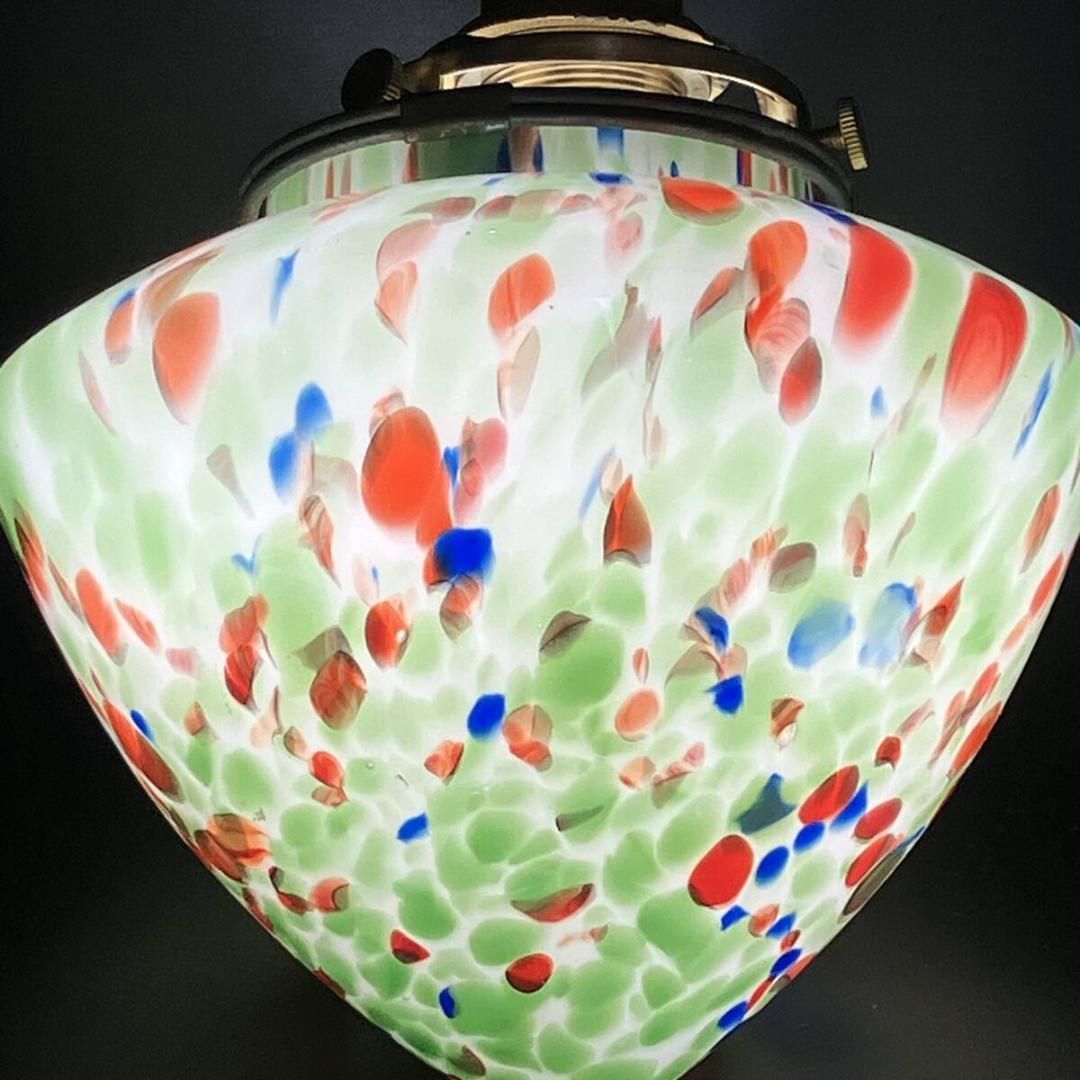 【リプロ品】 エンドオブデイ ランプ シェード　ライト　照明　ガラス　ビンテージ リプロ品】 エンドオブデイ ランプ シェード ライト 照明 ガラス