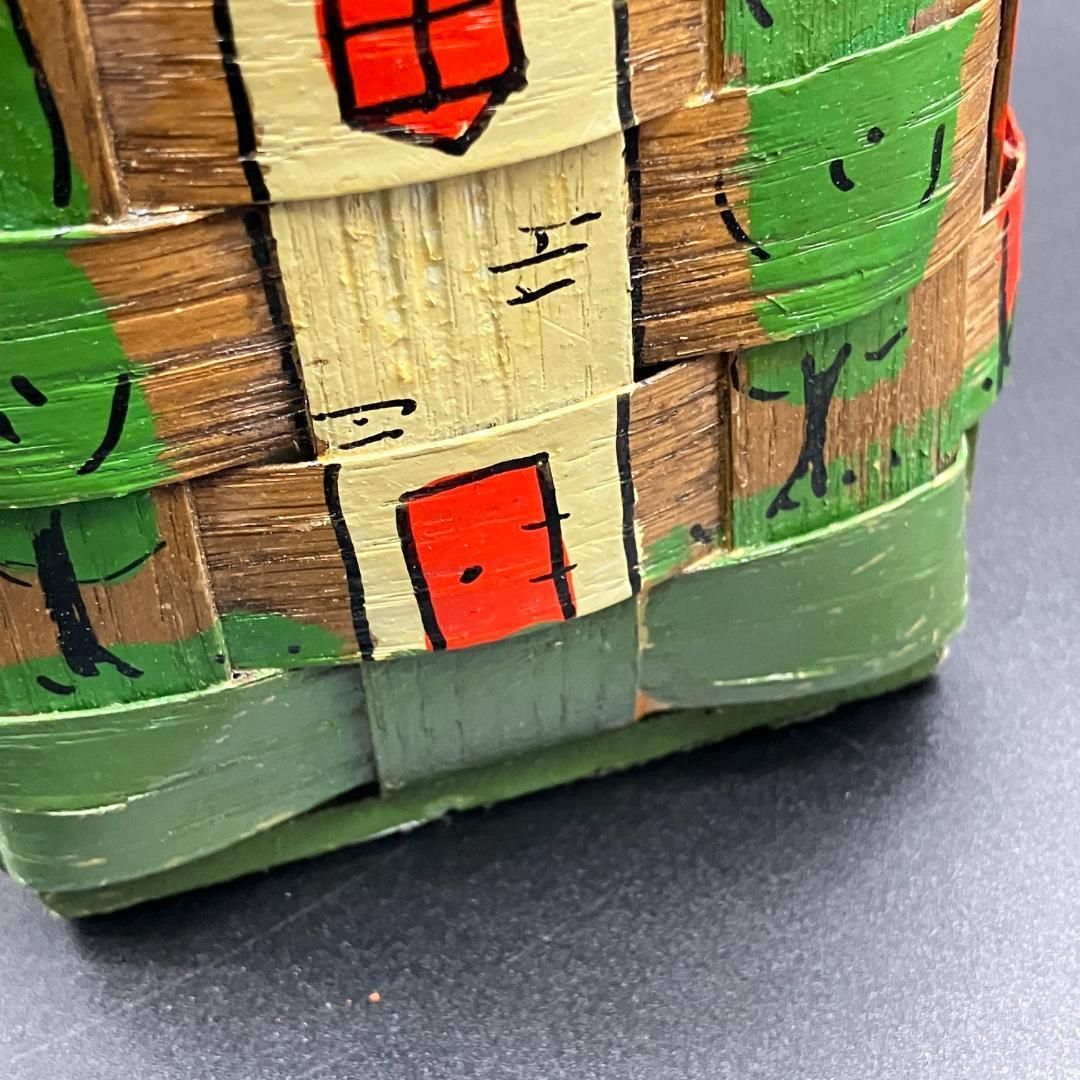 カロナンバスケット ポップアート 1970年代 ビンテージ サイン入り