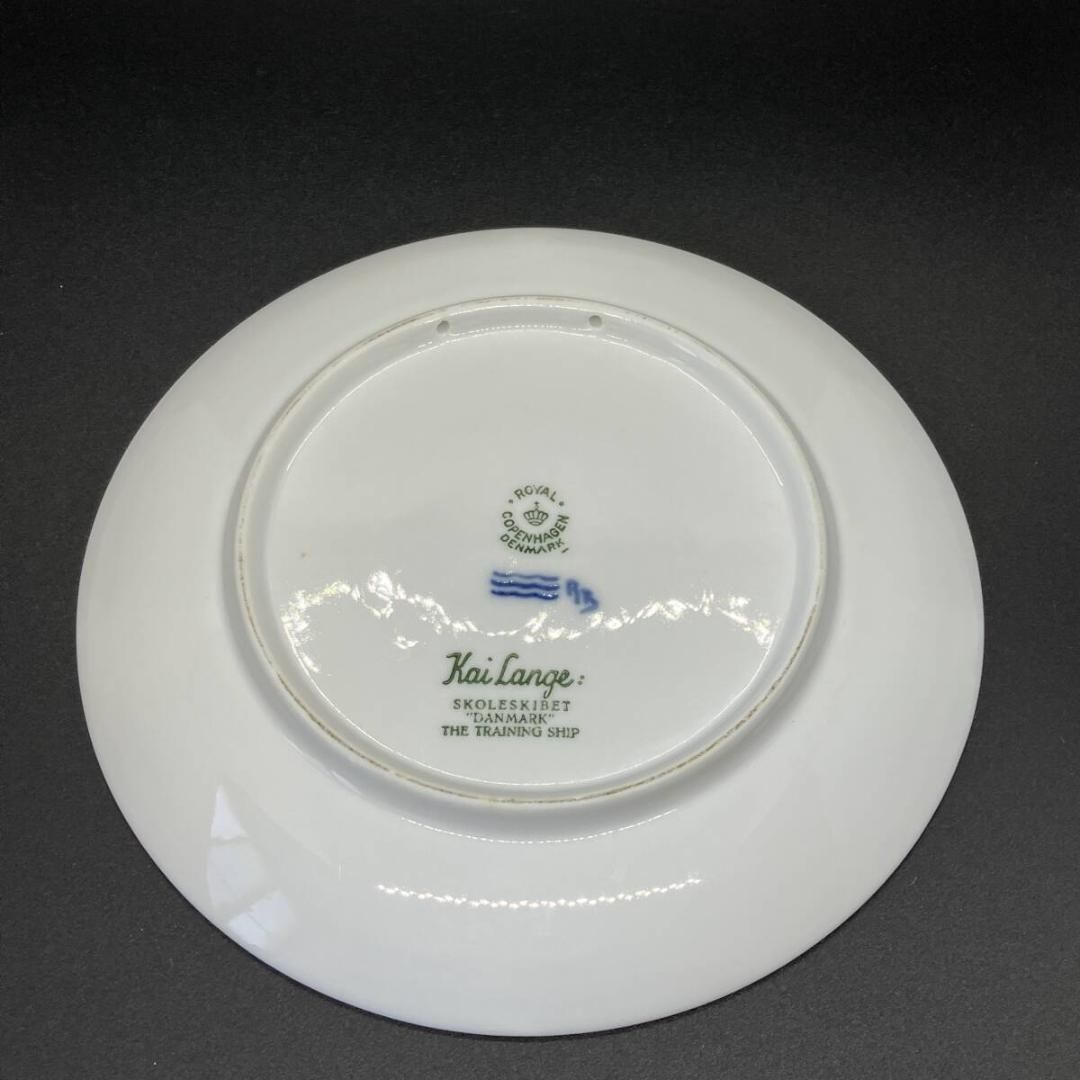 ロイヤルコペンハーゲン 『 デンマーク号 練習帆船 』1961年　イヤープレート ロイヤルコペンハーゲン 『 デンマーク号 練習帆船 』1961年 イヤー