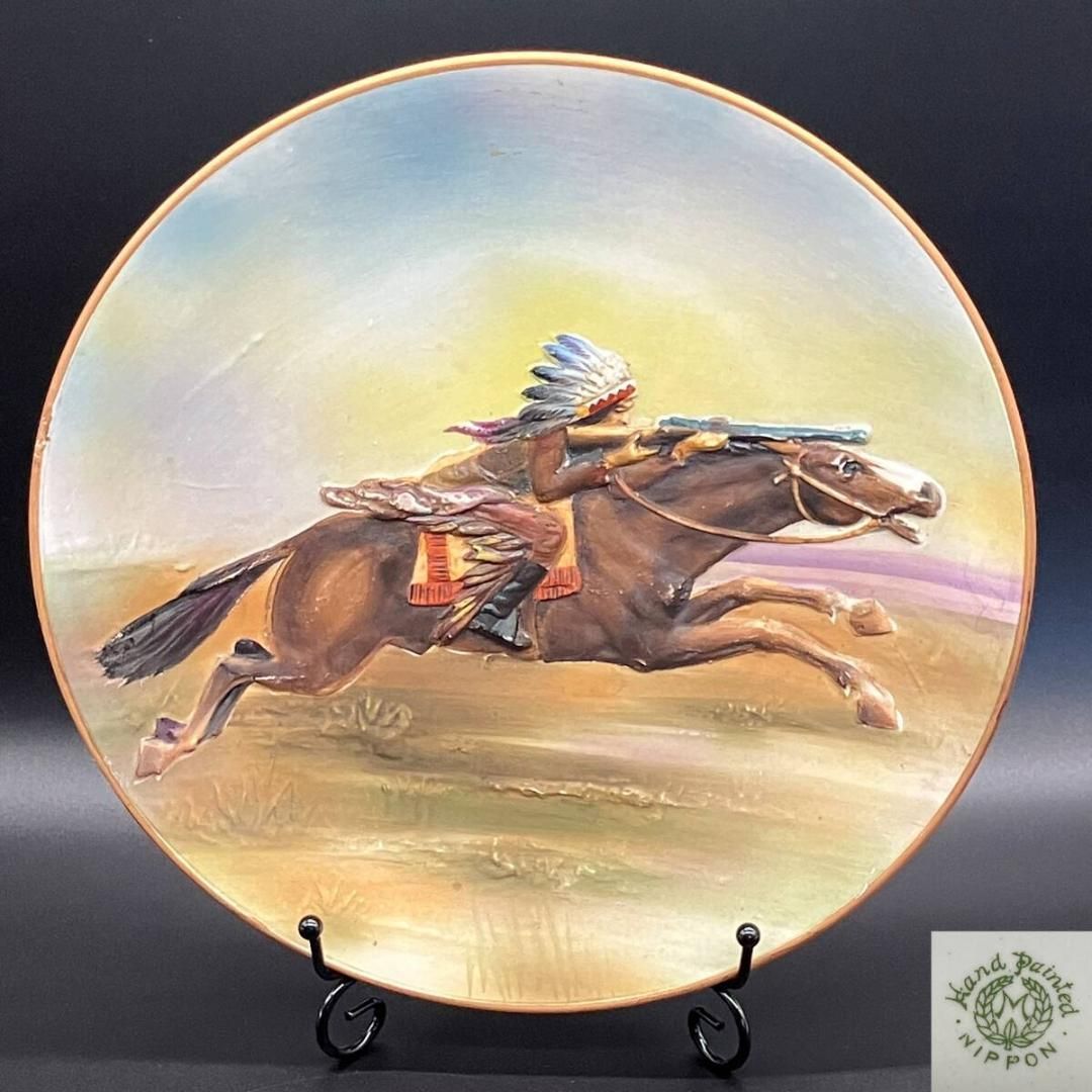 大銘品 !! 】オールドノリタケ 明治期 モールド装飾 大皿