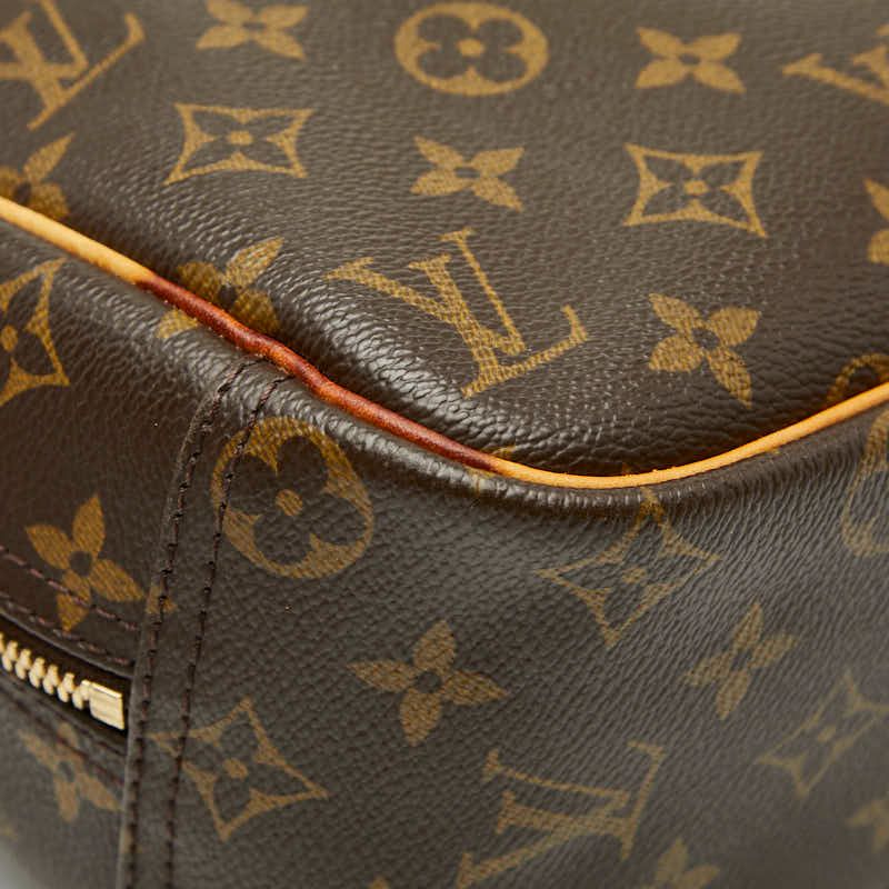 ルイ ヴィトン モノグラム トゥルーヴィル M42228 ブラウン PVC レザー