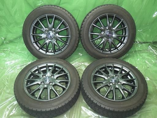 スタッドレス 20年製 weds VELVA 14インチ グッドイヤー アイスナビ7