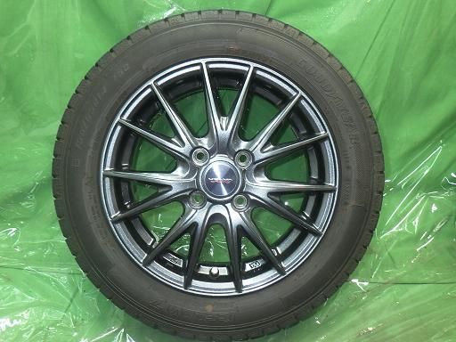 スタッドレス 20年製 weds VELVA 14インチ グッドイヤー アイスナビ7