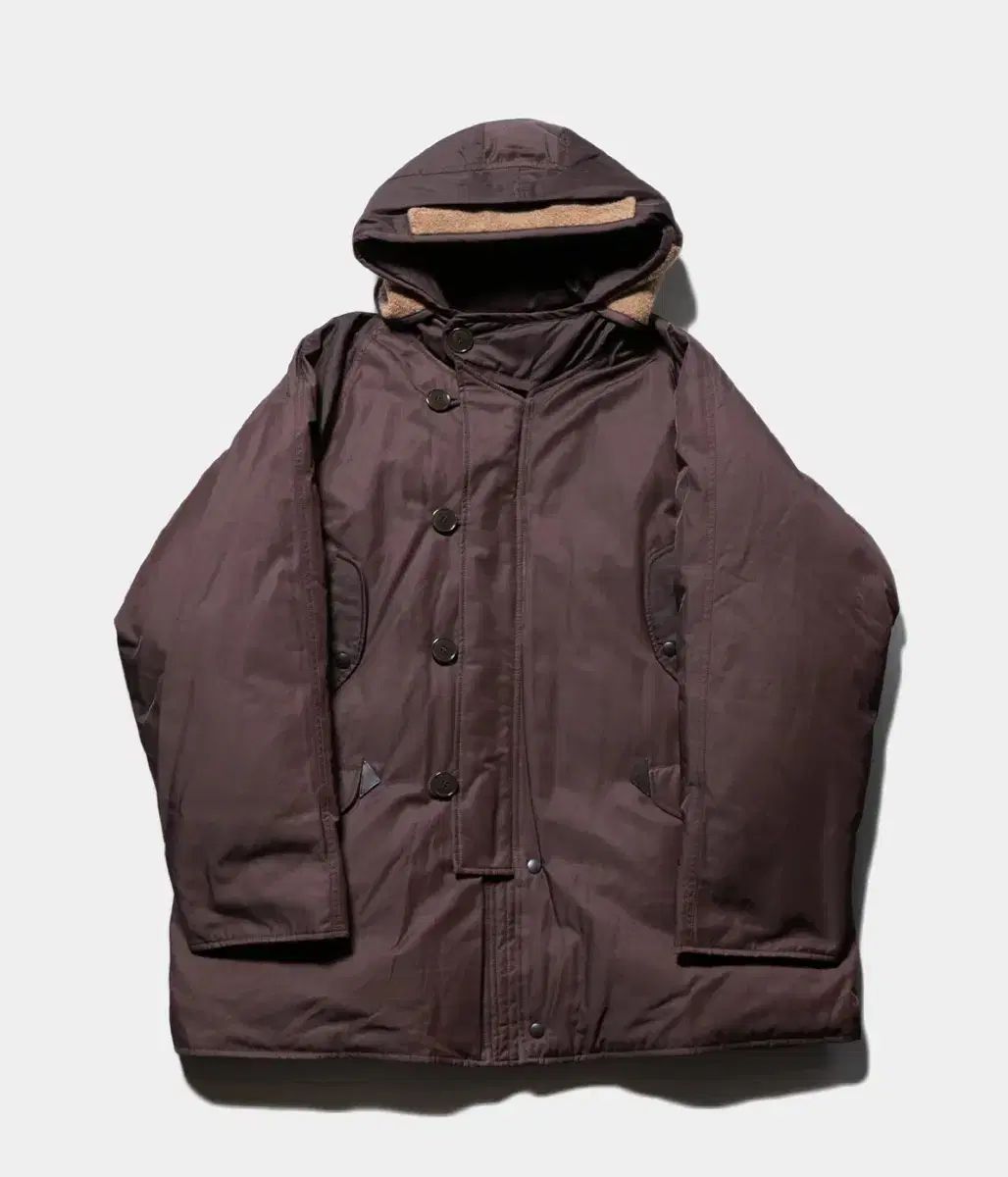 ヘリル herill 25 aw cwu パーカ ブラウン 1