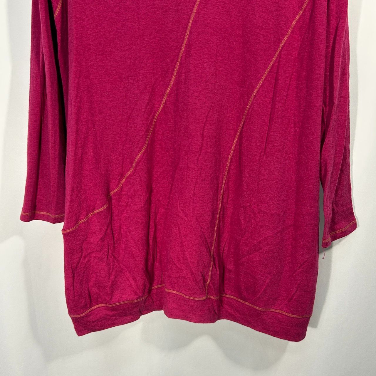 Cube-Cube【40】ピンク系 ロングカットソー 長袖 トップス レディース