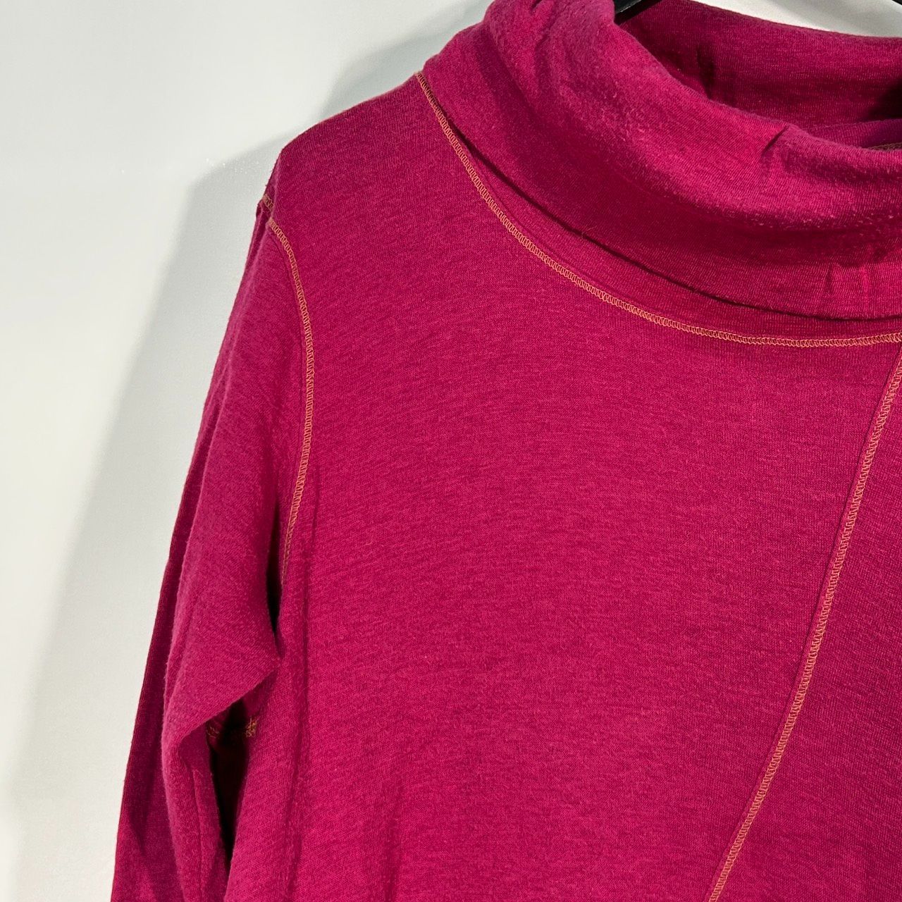 cube-cube 　キューブキューブ　カットソー　チュニック L　センソユニコ Cube-Cube【40】ピンク系 ロングカットソー 長袖 トップス レディース