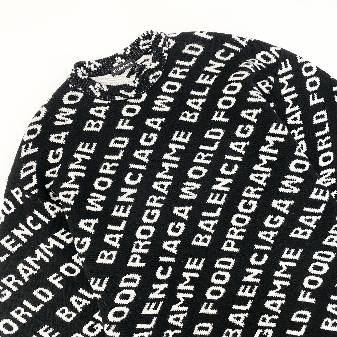 BALENCIAGA バレンシアガ ロゴ ニットセーター ブラック Sサイズ 楽天市場】BALENCIAGA バレンシアガ ニット サイズ:S 21AW