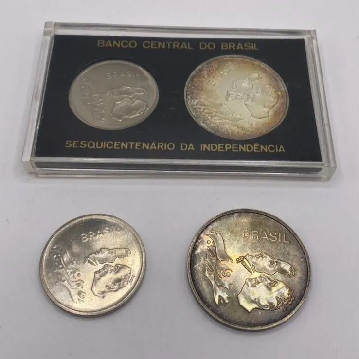 ブラジル 20 クレジトス 20 ニンテル 記念硬貨セット 4枚セット 外国