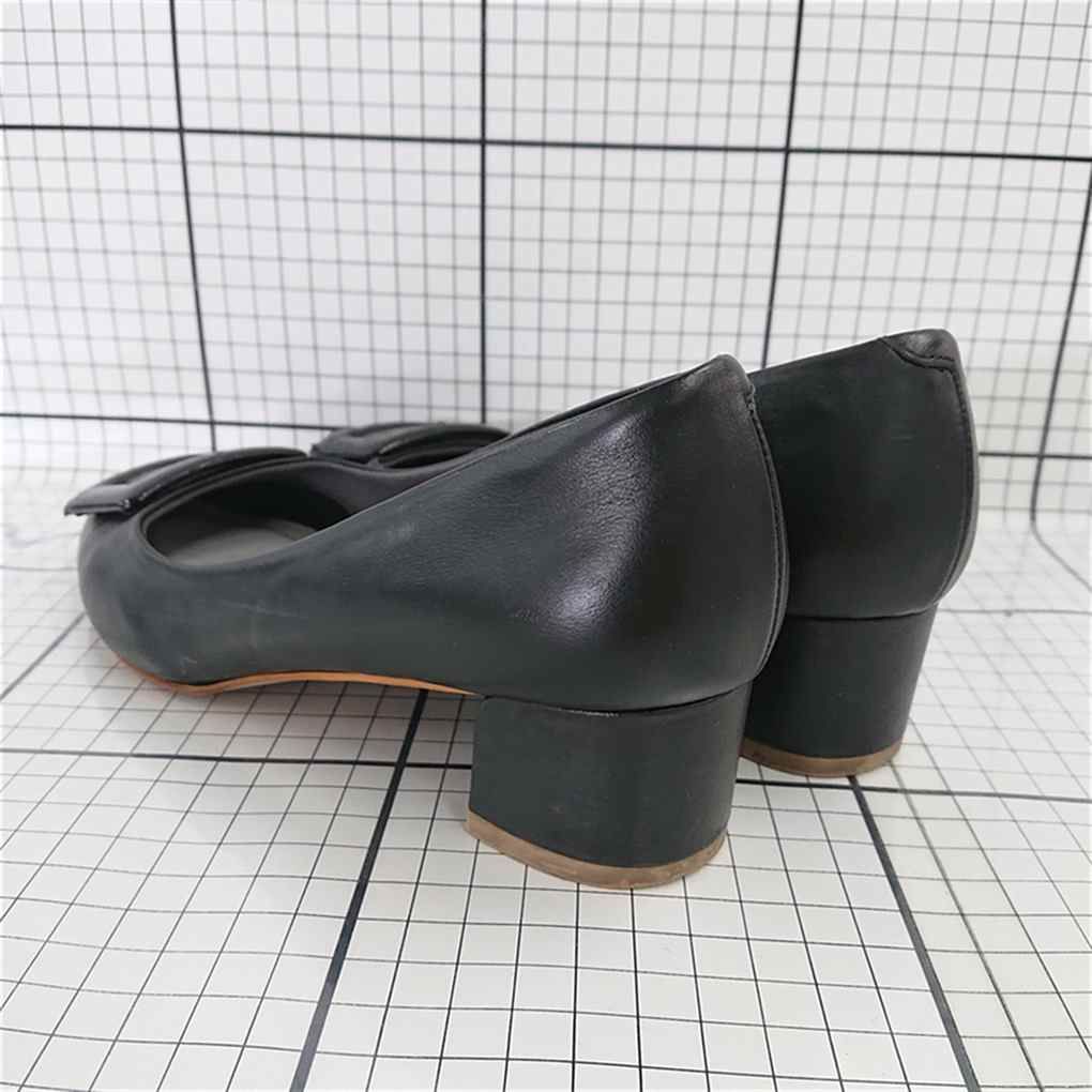 ◇ Θ ダイアナ DIANA NJ14174 バックルデザインレザーパンプス