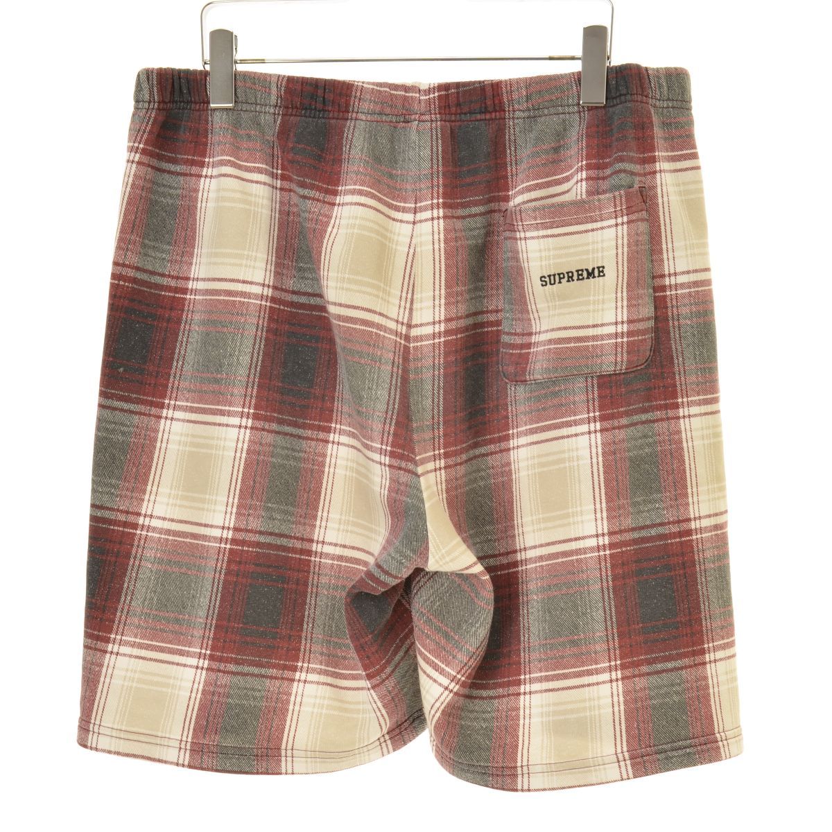 SUPREME×NIKE】18AW Plaid Sweatshortハーフパンツ - メルカリ