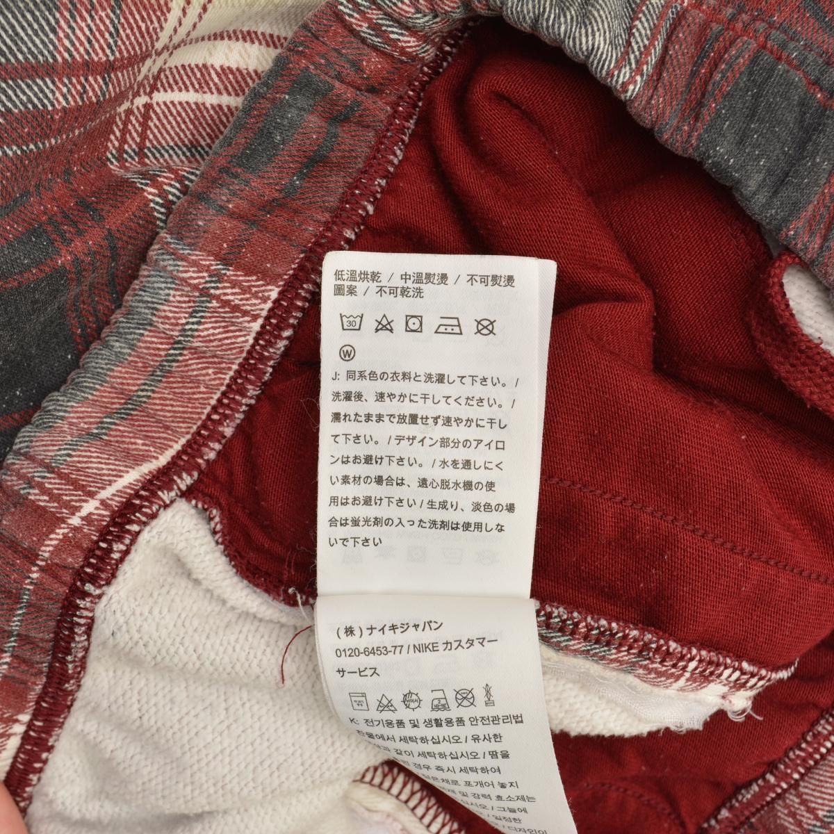SUPREME×NIKE】18AW Plaid Sweatshortハーフパンツ - メルカリ
