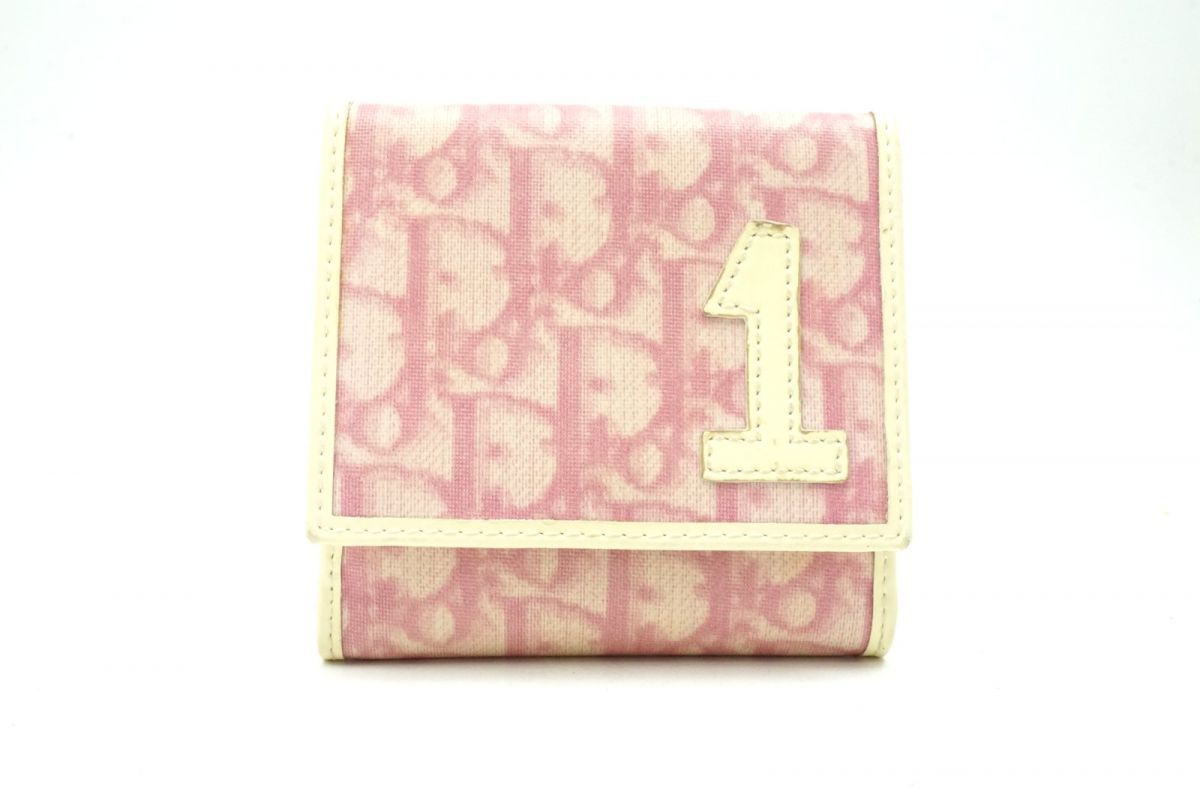 クリスチャン ディオール トロッター NO1 コンパクト Wホック 財布