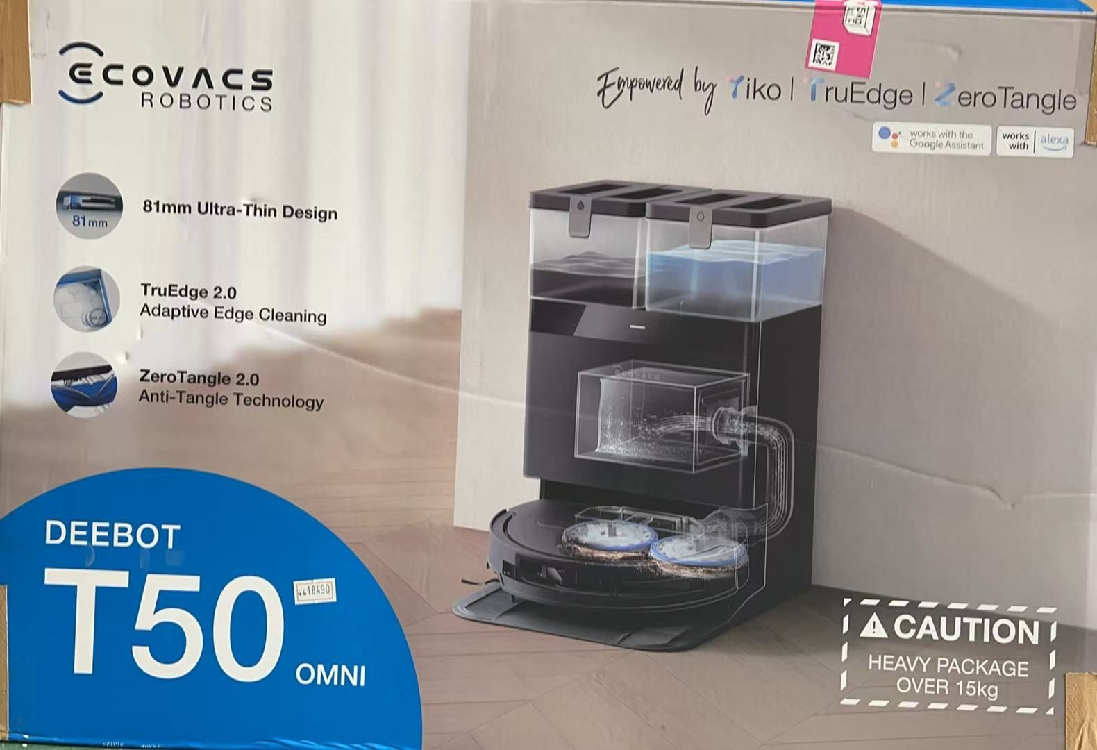 済 ECOVACS DEEBOT T 50 OMNI ロボット掃除機 4418490