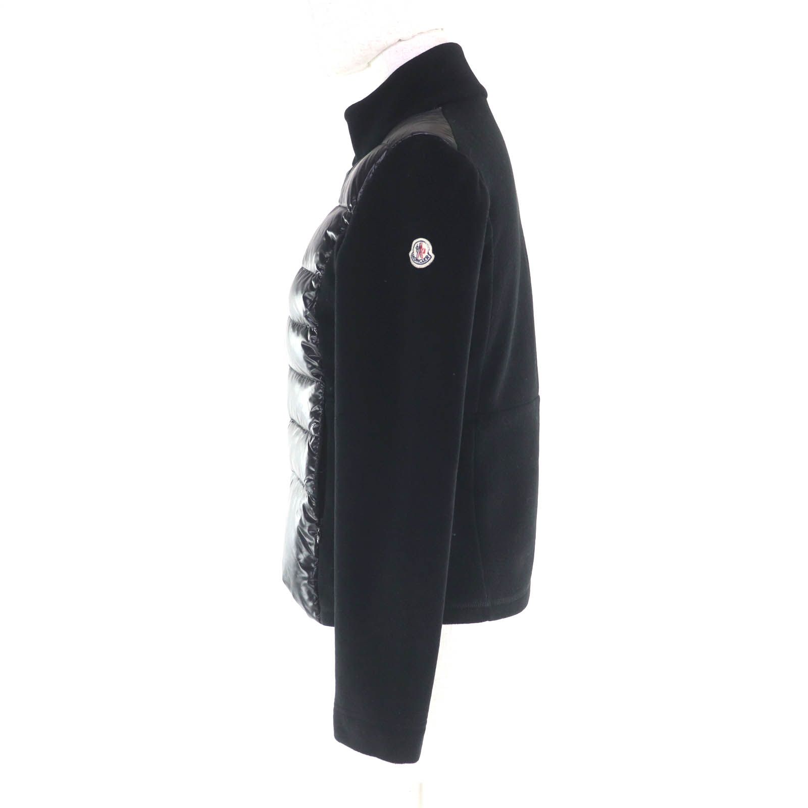 美品☆MONCLER モンクレール MAGLIA ロゴワッペン付 ZIP UP 切替