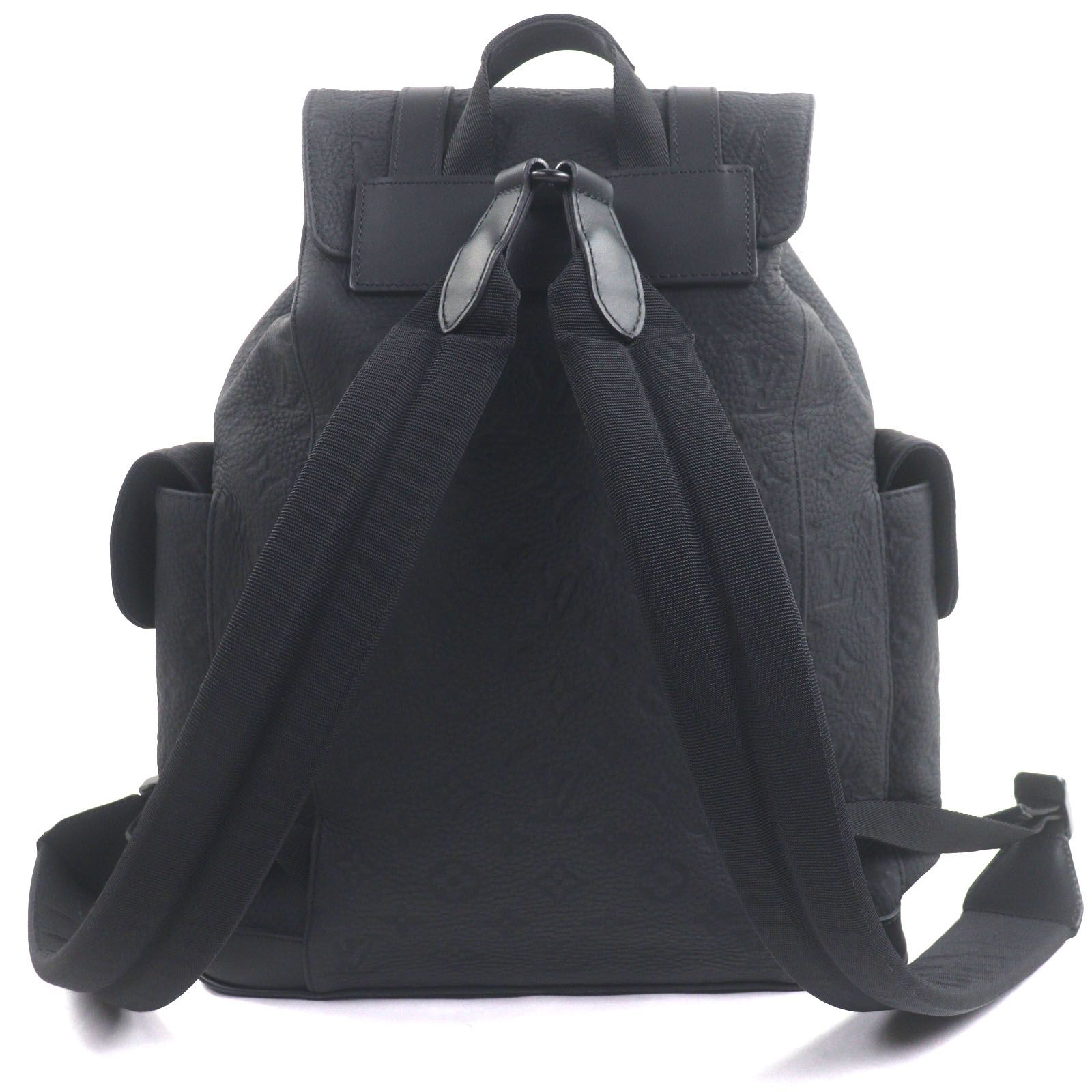 美品▼LOUIS VUITTON ルイヴィトン M20899 モノグラム クリストファーPM トリヨンレザー ノワール バックパック メンズ 定価583000円 美品▽LOUIS VUITTON ルイヴィトン M20899 モノグラム クリストファー