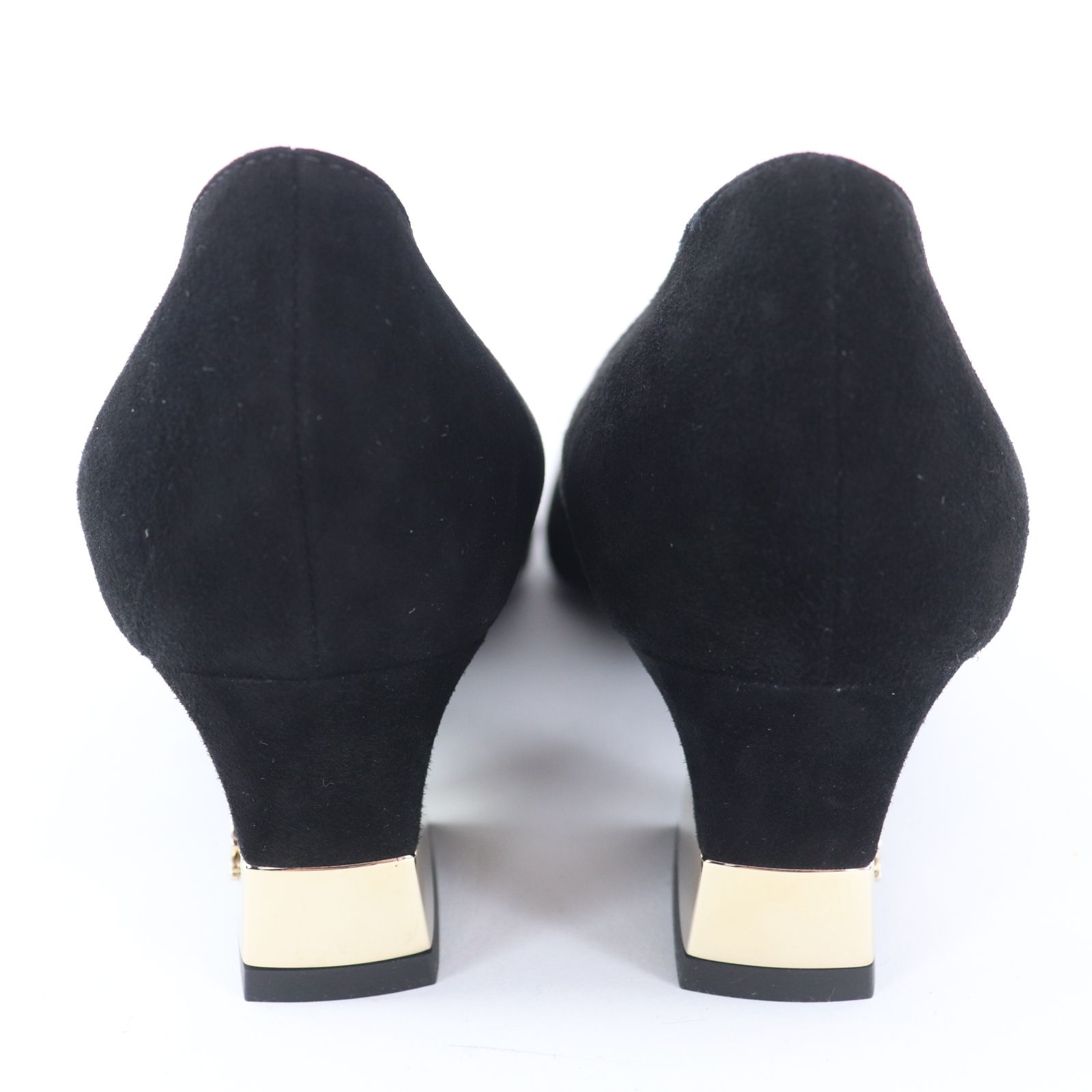 極美品◇CHANEL シャネル G36077 ココマーク ラウンドトゥ スウェード