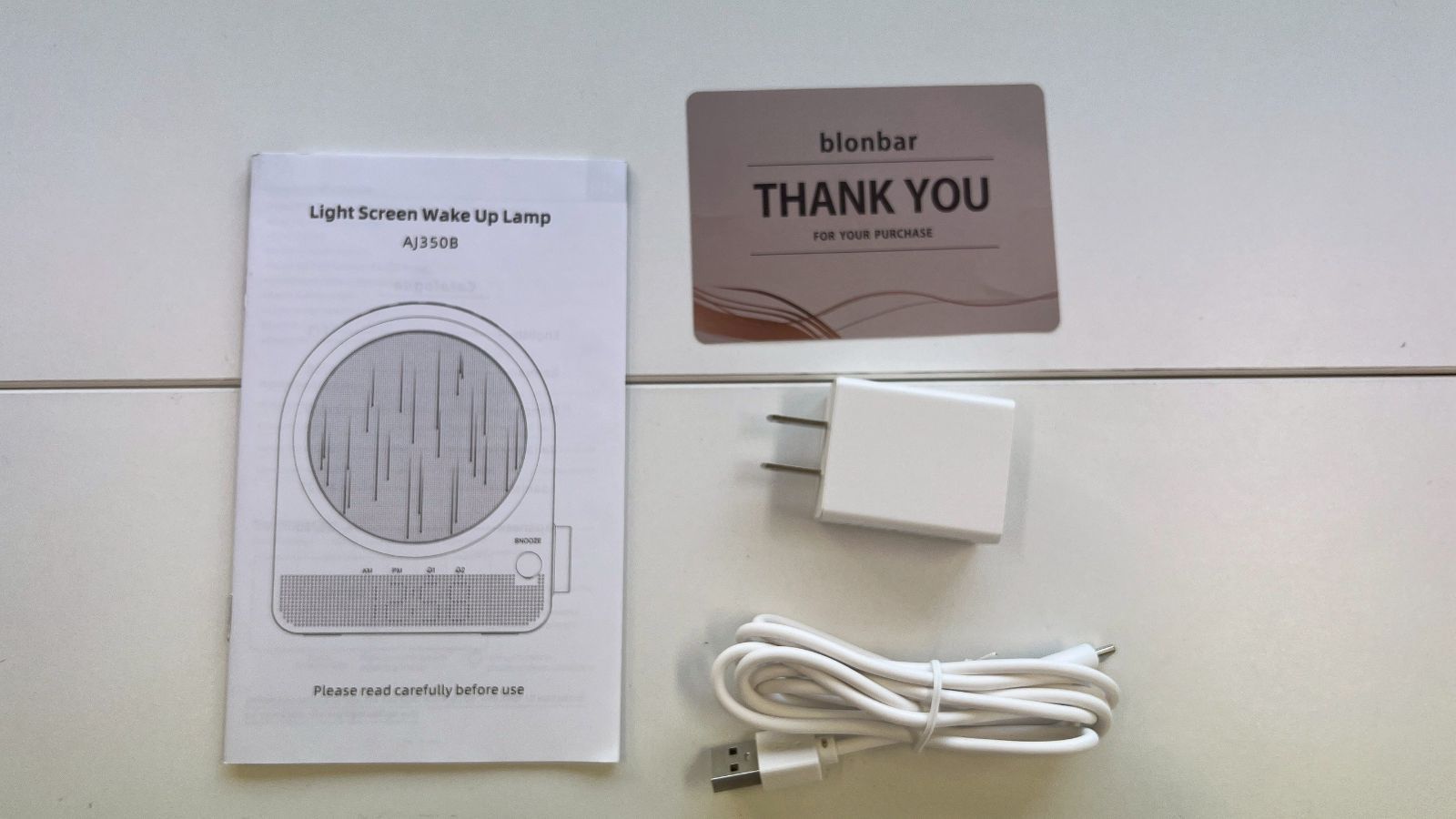 Blonbar目覚まし時計、ウェイクアップランプ10種類のホワイトノイズ