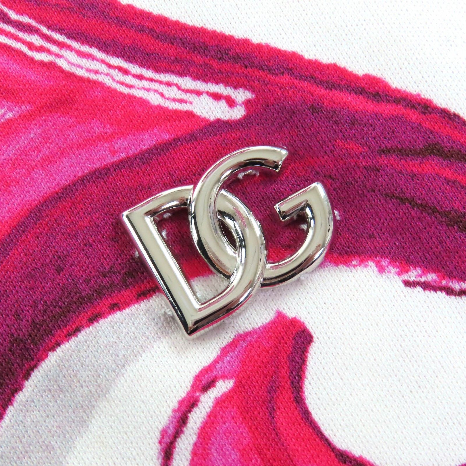 美品△DOLCE&GABBANA ドルチェ＆ガッバーナ マヨリカ コットン100％ 黒