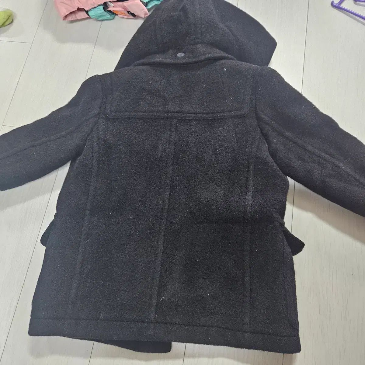  バーバリー キッズ ブラック ダッフル コート その他 ジャケット ブルゾン